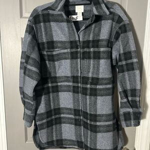 H&M plaid jacket